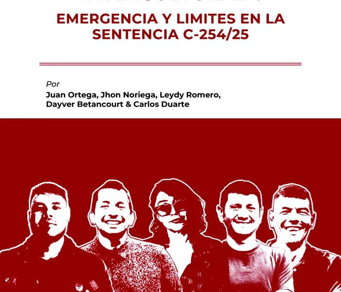 EMERGENCIA Y LIMITES EN LA SENTENCIA C-254/25 EMERGENCIA Y LIMITES EN LA SENTENCIA C-254/25